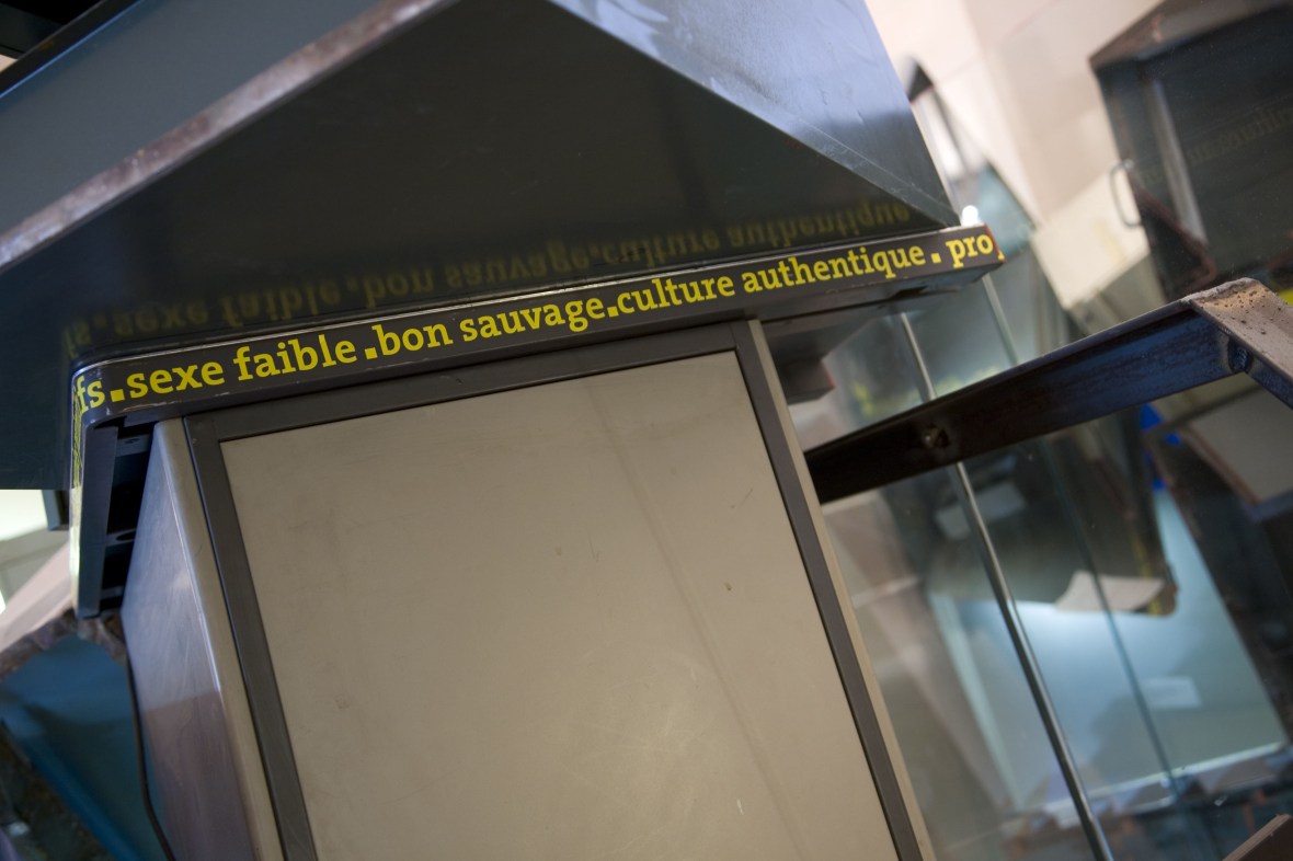 La Benne aux Idées reçues Musée de l'Homme Sept 2007